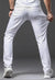 Klassische weiße Slim Fit Herrenjeans