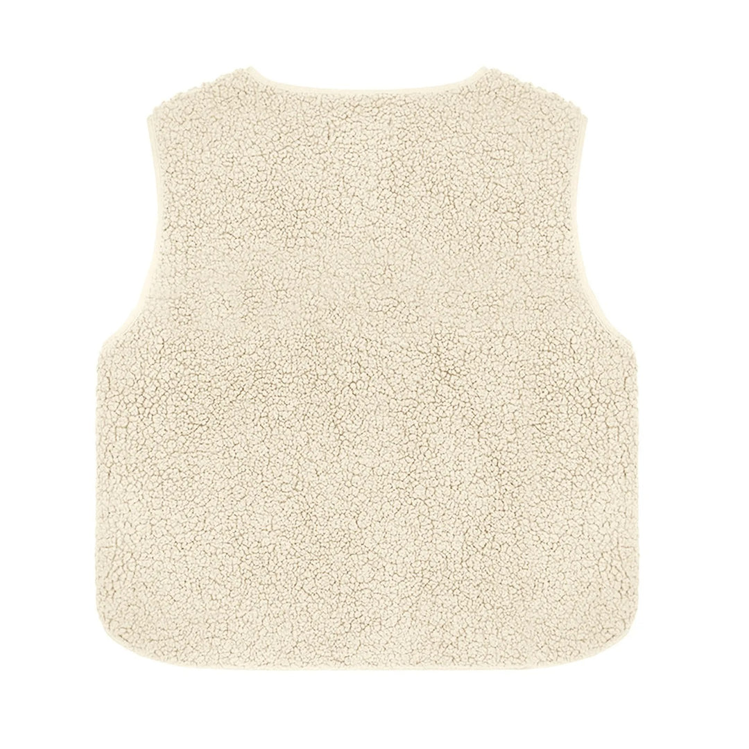 Plüsch-Fleece-Weste für Frauen