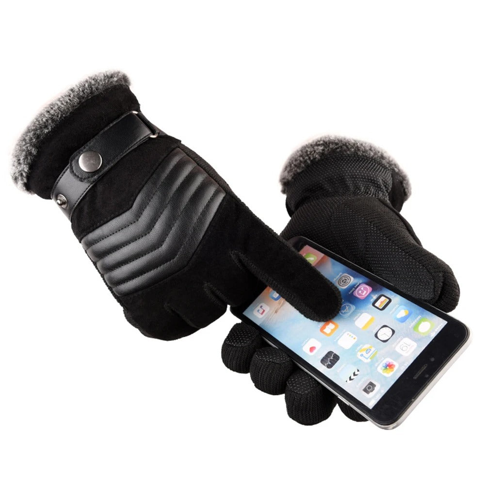 Lässige Lederhandschuhe für Männer