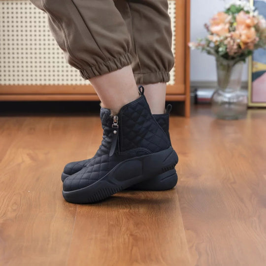 Winter-Schneestiefel mit dickem Boden