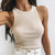Lässig geripptes Damen-Tanktop