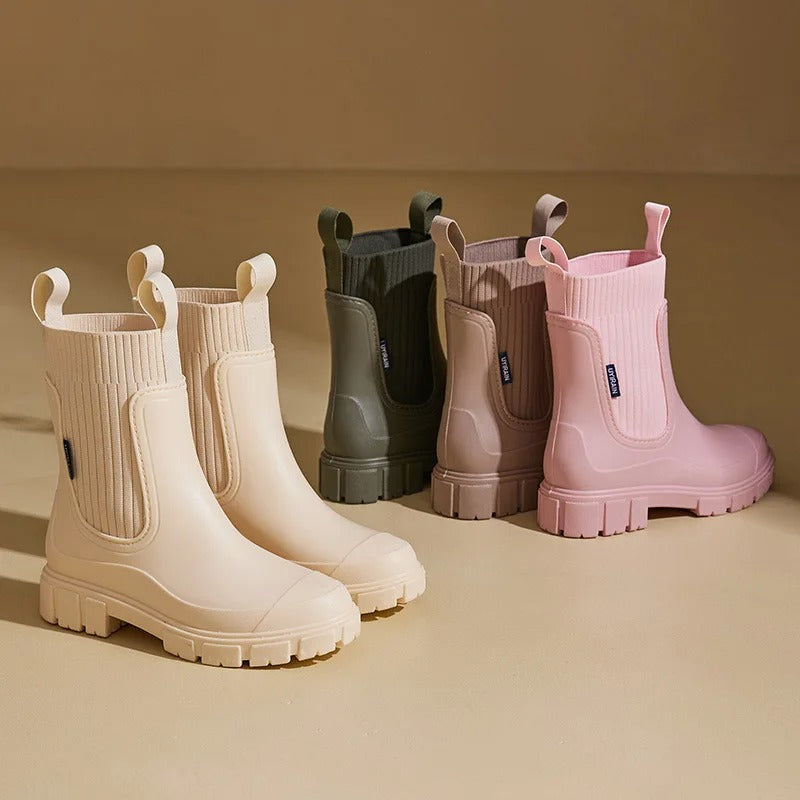 Wasserdichte Plateaustiefel für Frauen