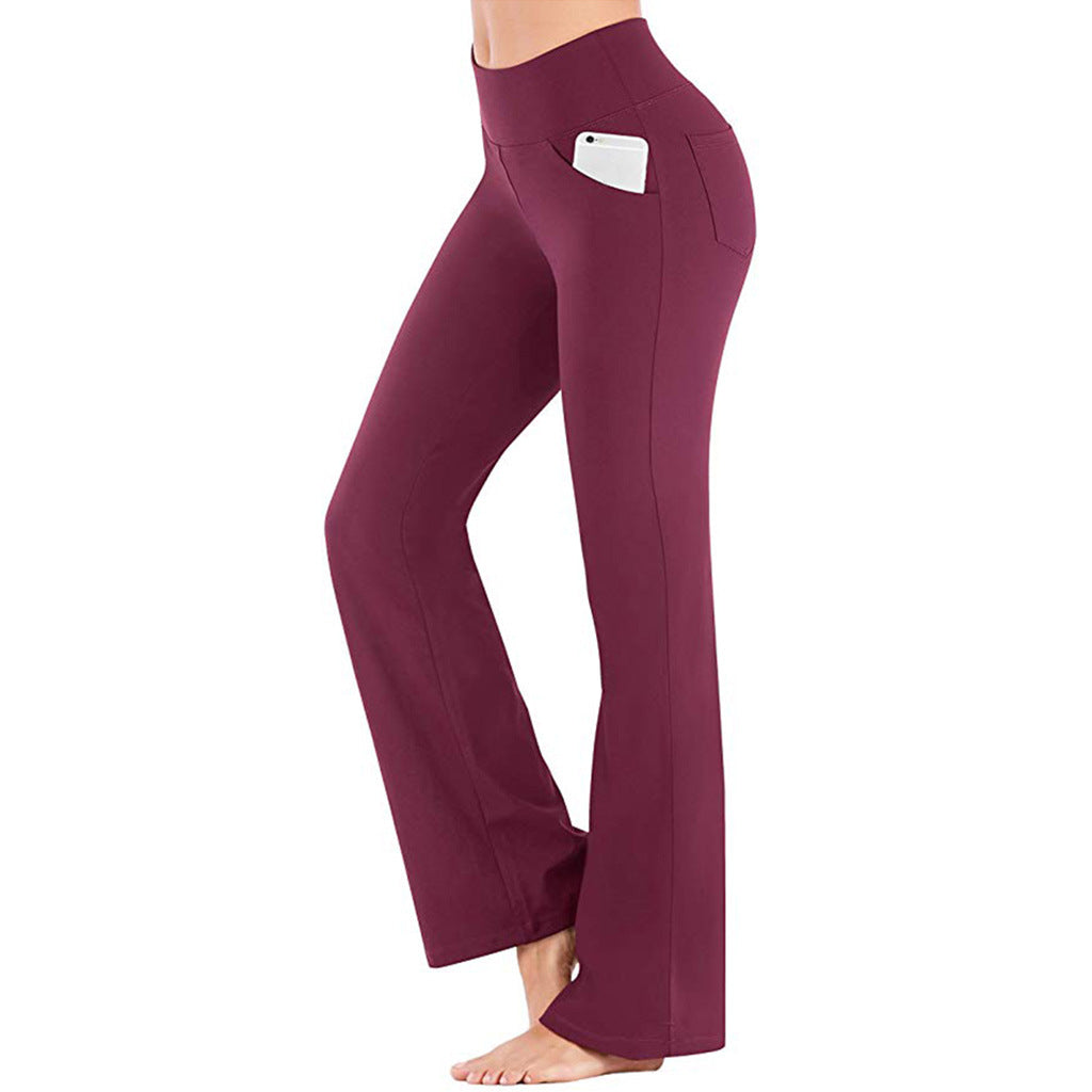 Damen-Yogahose Flare Bootcut