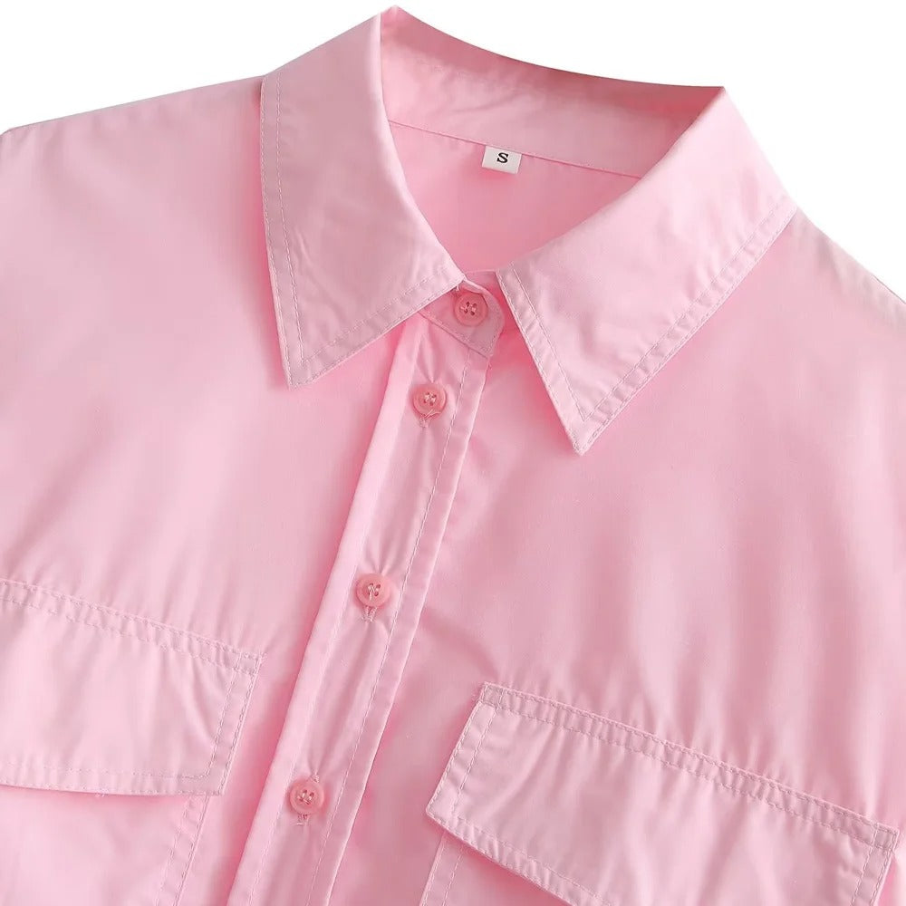 Los Popeline Damenhemd