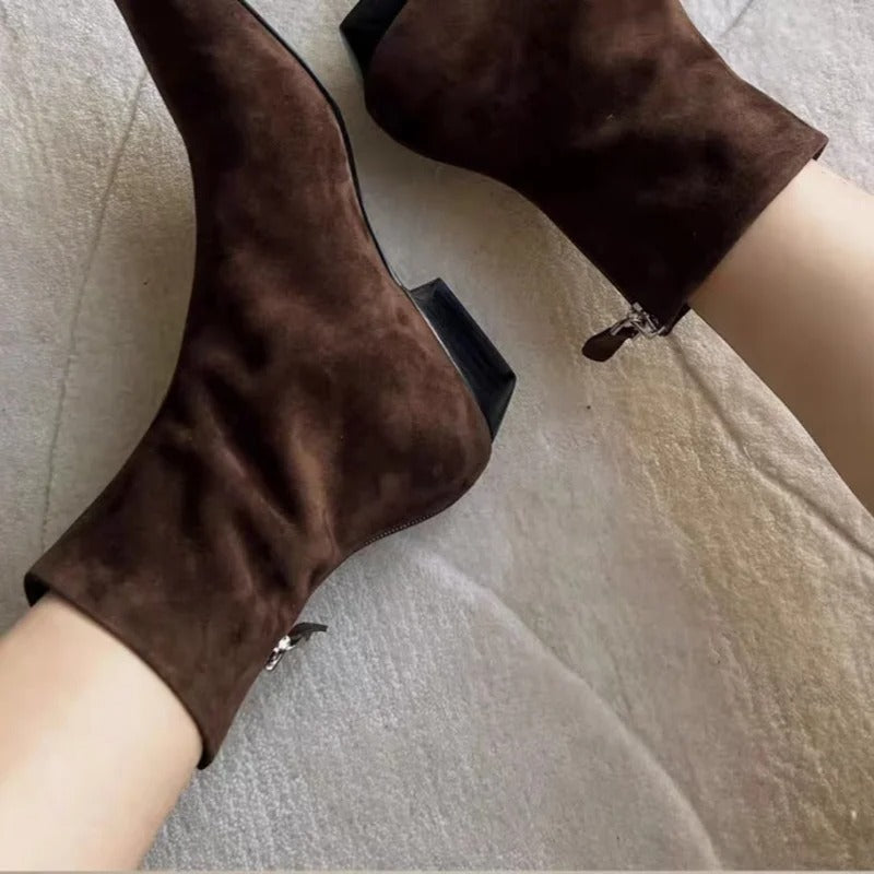 Wildlederstiefeletten für Frauen