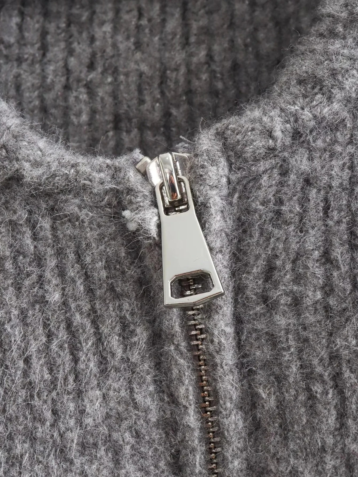 Vintage-Damenpullover mit Rundhalsausschnitt