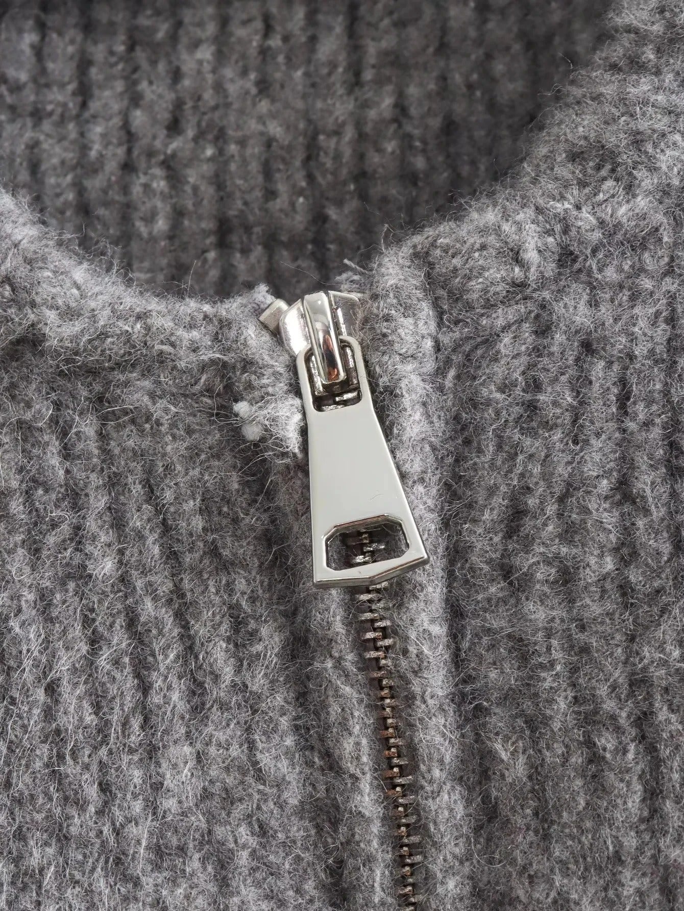 Vintage-Damenpullover mit Rundhalsausschnitt