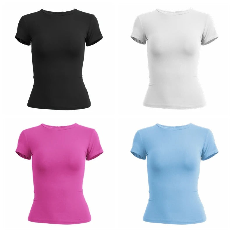 Sportliches Slim-Fit-T-Shirt für Damen