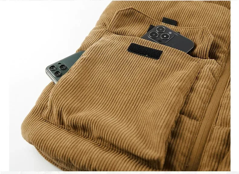 Warme Fleece-Weste für Männer