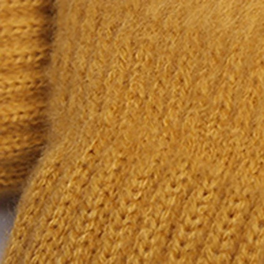 Kaschmirstrick-Winterhandschuhe für Frauen