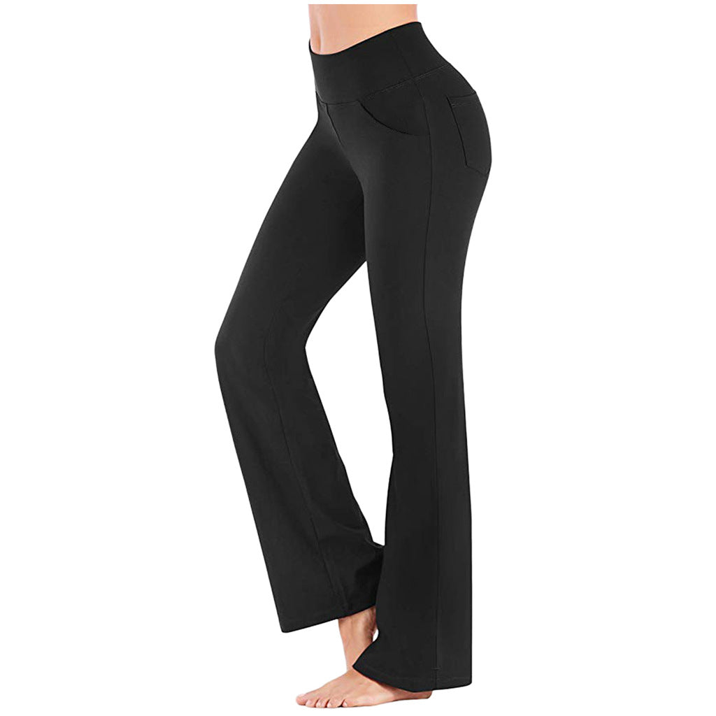 Damen-Yogahose Flare Bootcut