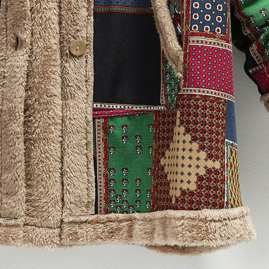 Lange Jacke mit Kapuze für Frauen
