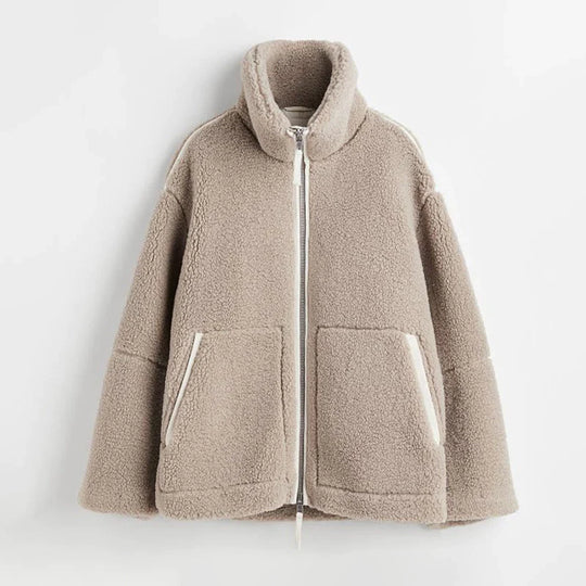 Variant image for Damenjacke Teddyjacke Lockere Passform Atmungsaktive Materialien-6