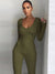 Variant image for Damen Jumpsuit Festlich Enganliegend Polyester für Elegante Anlässe-17