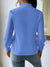 Damenbluse Schwarz V-Hals Elegant Polyester Bequem-3