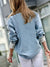Damen Jeanshemd mit Spitzenbesatz aus Baumwolle, Elegant und Vielseitig-5