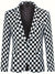 Variant image for Herren Anzugjacke Schachbrettmuster Modern Hochwertige Stoffe-1