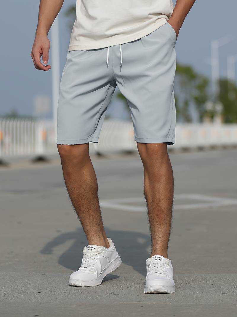 Variant image for Herren Shorts Lässig Baumwolle mit Kordelzug für Bequemen Tragekomfort-37