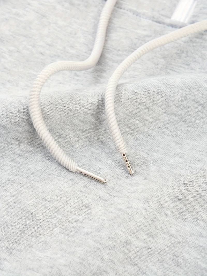 Herren Kapuzenpullover Lässig Baumwolle mit Kängurutasche-6