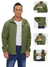 Herren-Fleecejacke mit durchgehendem Reißverschluss