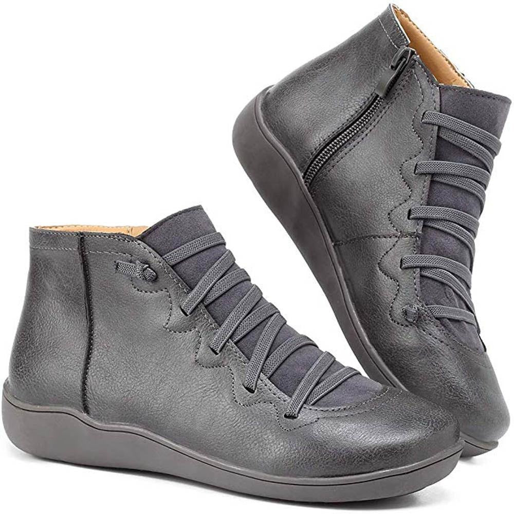 Damen Knöchelstiefel Modisch Kunstleder für Elegante Anlässe 4