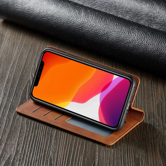 iPhone 14 Pro Hülle Magnetische Tasche mit Stil 1