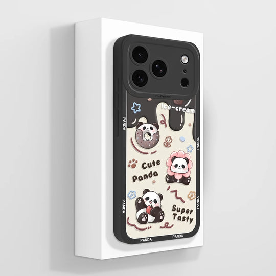 iPhone 17 Pro Max Hülle Cartoon Panda Design Stylish 9