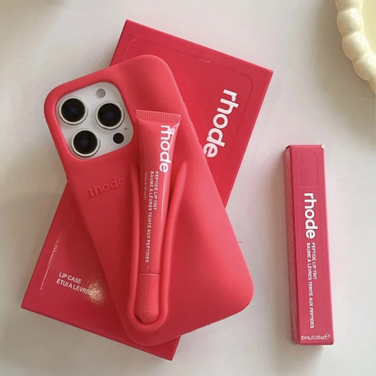 iPhone Hülle Lippen-Design für iPhone 13, 14, 15, 16, 17 – Stylisches Handyaccessoire mit Schutzfunktion 13