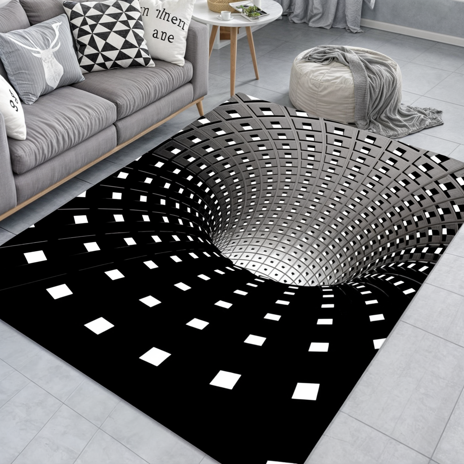 Geometrische Illusionsmatte