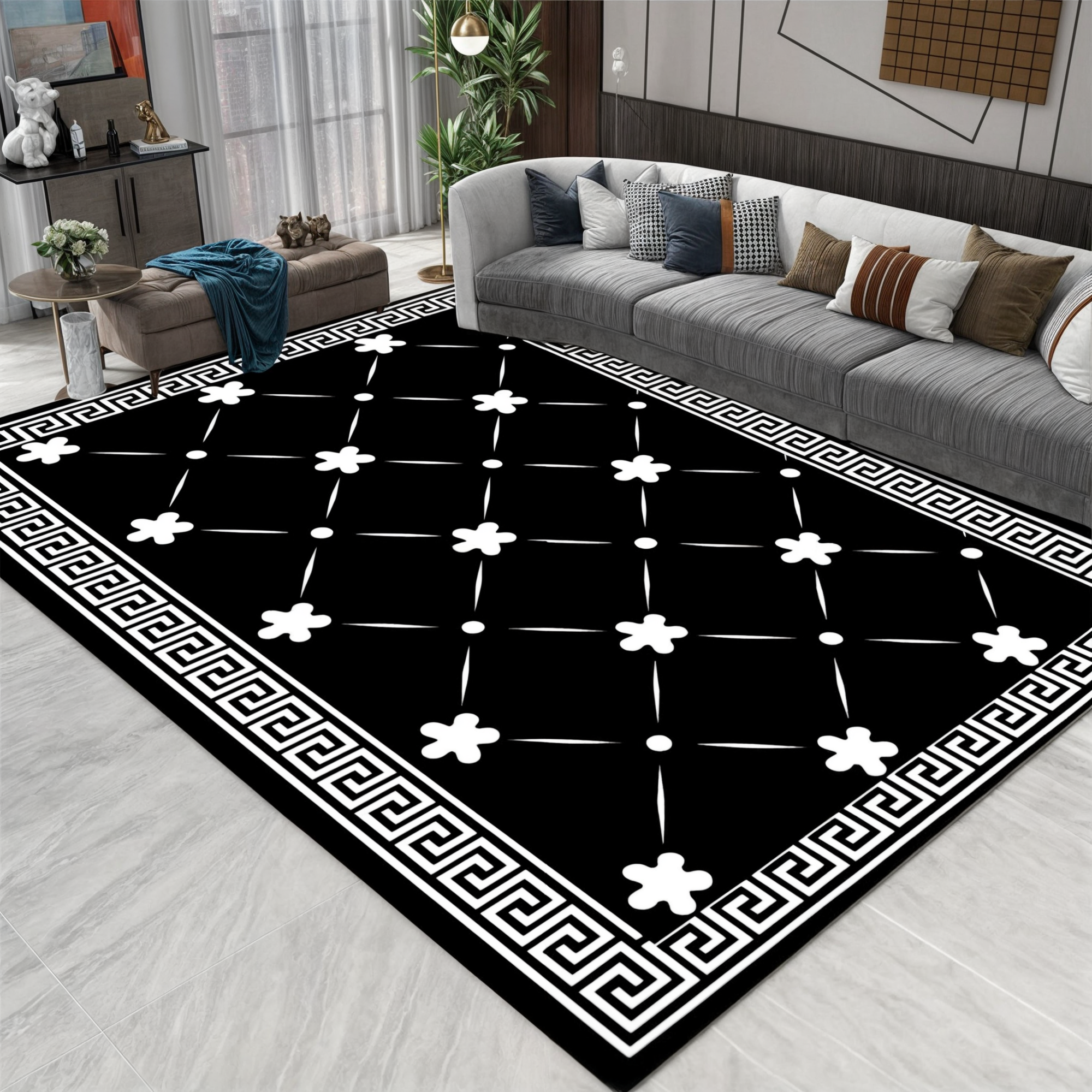 Geometrische Illusionsmatte