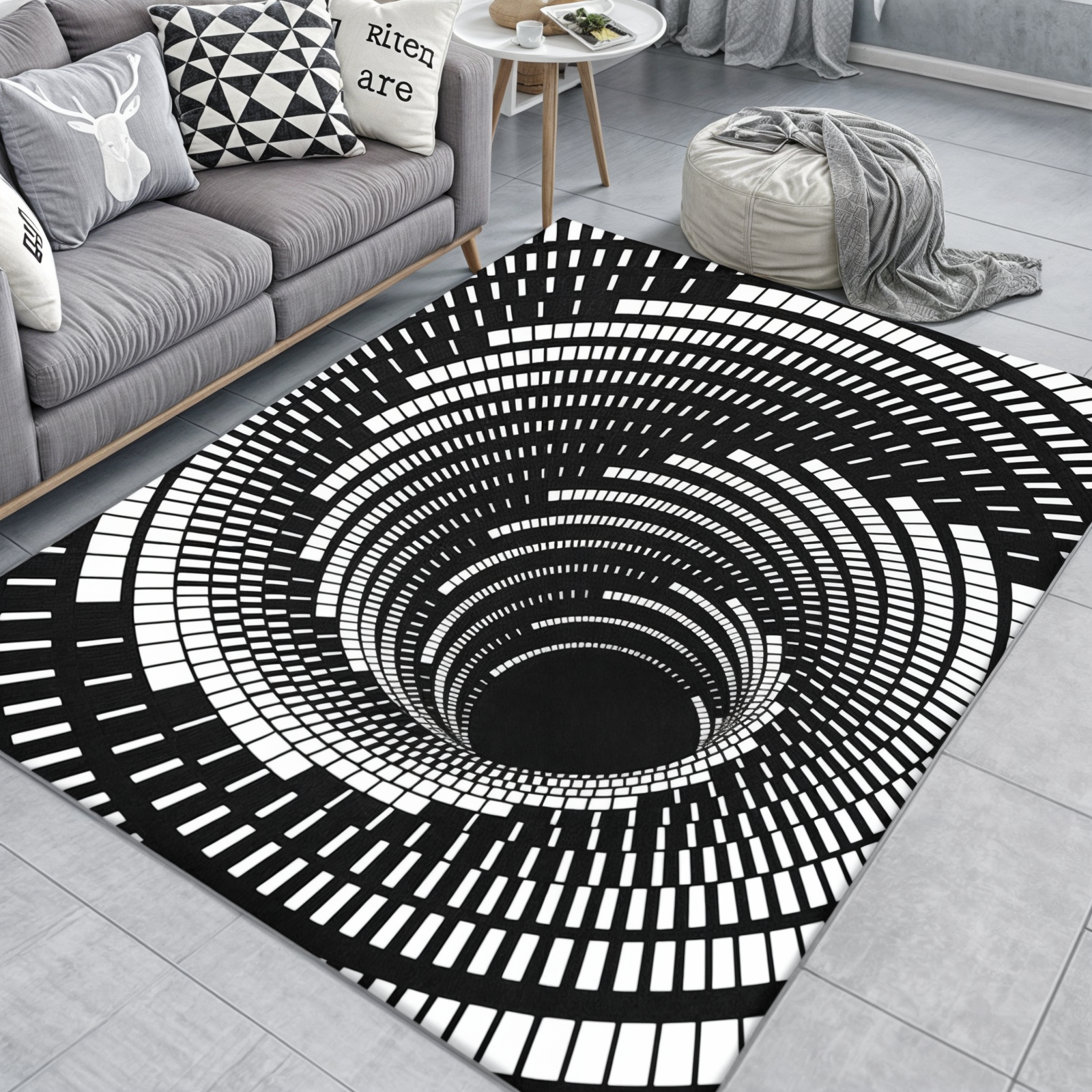 Geometrische Illusionsmatte