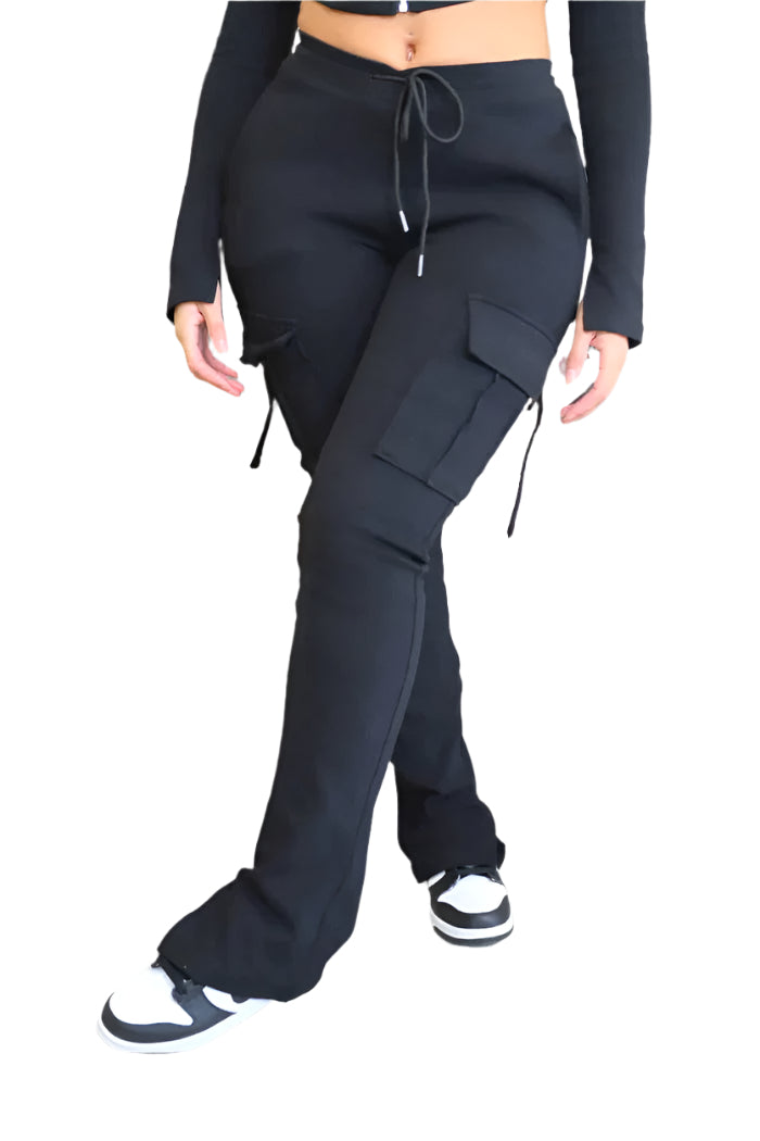 Damen Sporthosen Bequeme Baumwoll-Elastan-Mischung für Fitness und Freizeit 1
