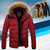 Herren-Parka aus Fleece-Daunen-Baumwolle