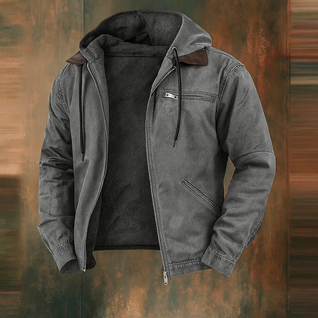 Herren Bomberjacke Winter Warmes Design