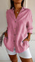 Damen Hemd Plissiert Elegantes Design Hochwertige Baumwolle-4