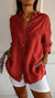 Variant image for Damen Hemd Plissiert Elegantes Design Hochwertige Baumwolle-49
