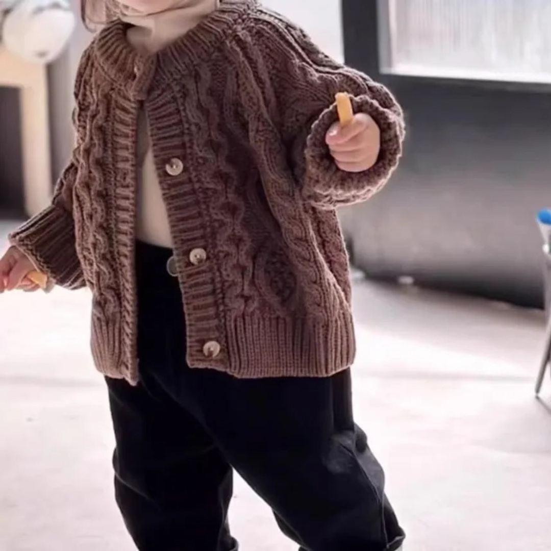 Baumwollstrickpullover für Kinder