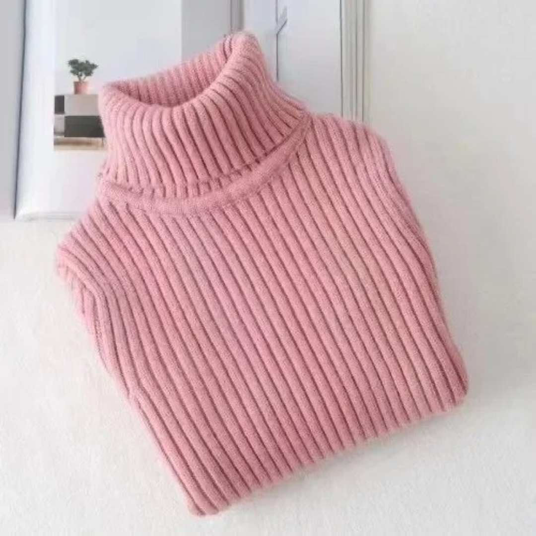 Strickrollkragenpullover für Kinder