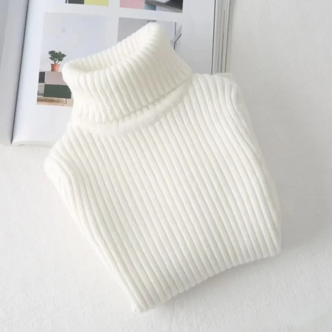 Strickrollkragenpullover für Kinder