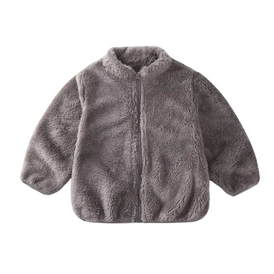 Warme Kinder-Fleecejacke