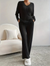 Damen Strick-Set Strick Winter V-Ausschnitt