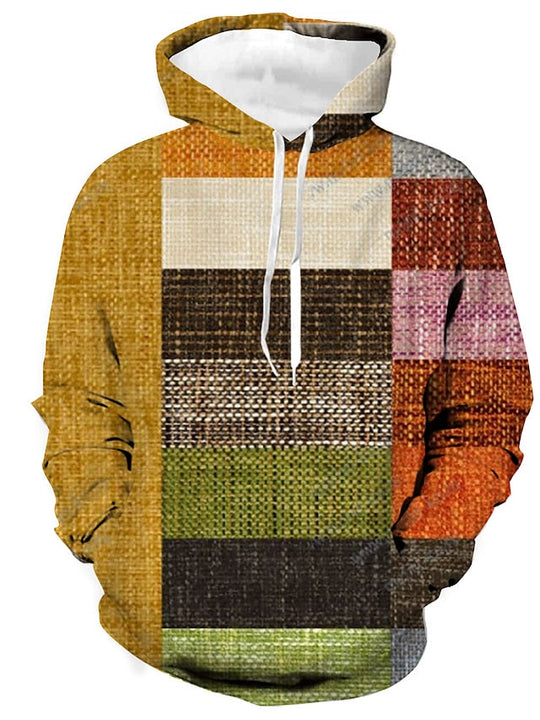 Variant image for Herren Hoodie Kapuzenpullover Baumwolle Winter Stil Bequeme Passform-17