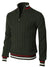 Herrenpullover Zipper Strick Modernes Design Weiches Material-2