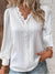 Damen-Shirt mit V-Ausschnitt und Ziernähten
