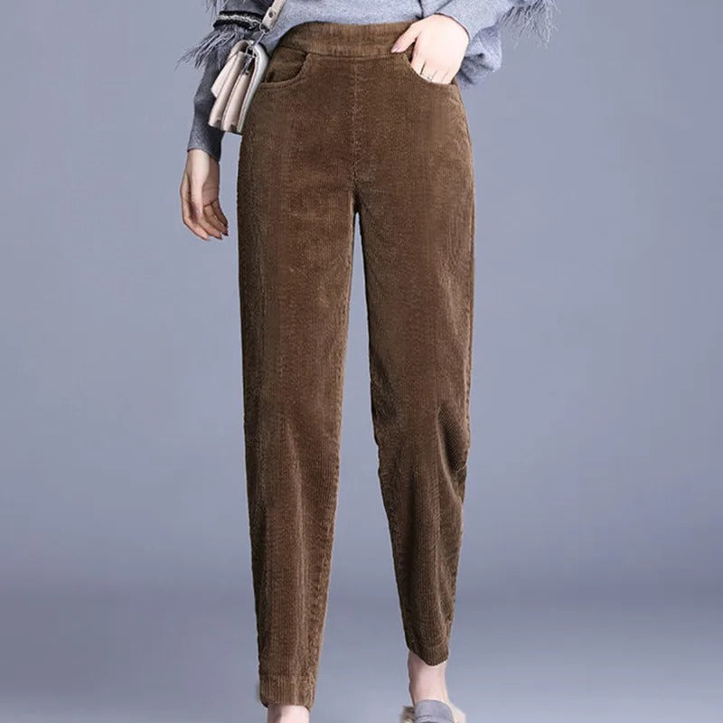 Warme Cordhosen für Frauen