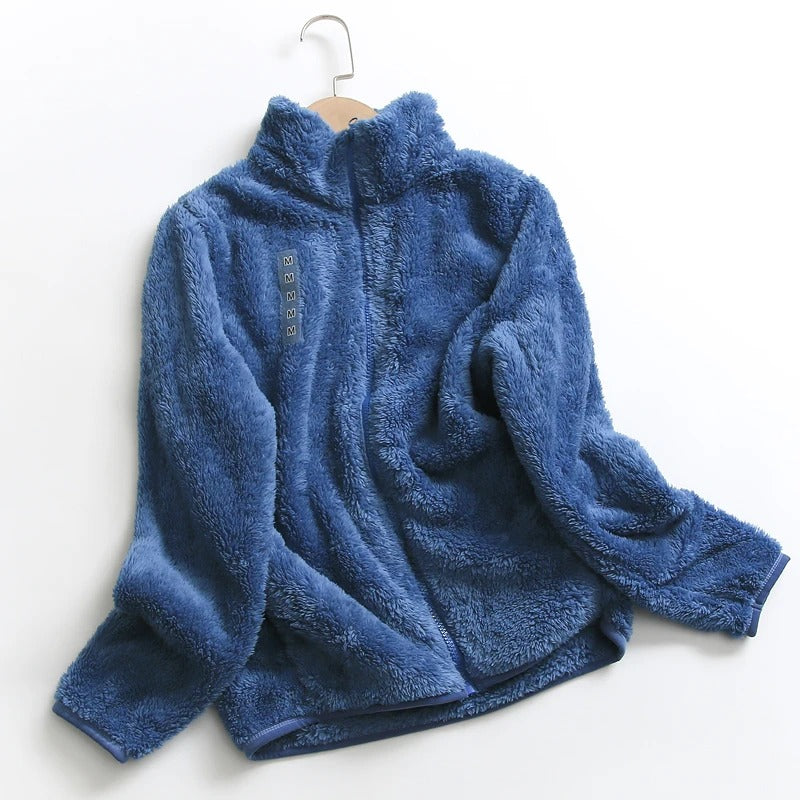 Doppelseitige Fleecejacke für Frauen