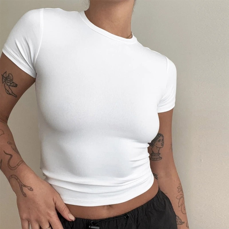 Sportliches Slim-Fit-T-Shirt für Damen