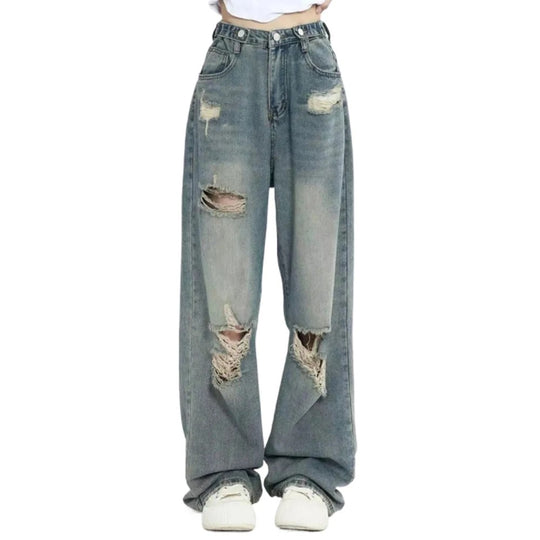 High Street Vibe Damenhose mit weitem Bein