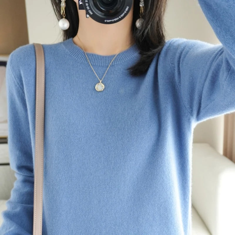 Lässiger Strickpulli für Frauen