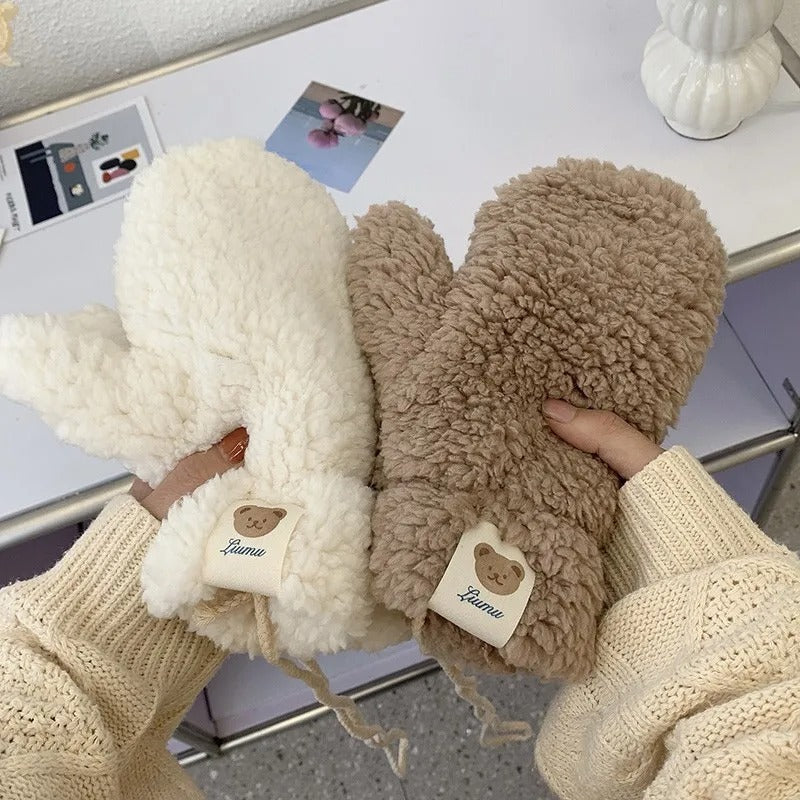 Kawaii Plüsch Warme Handschuhe